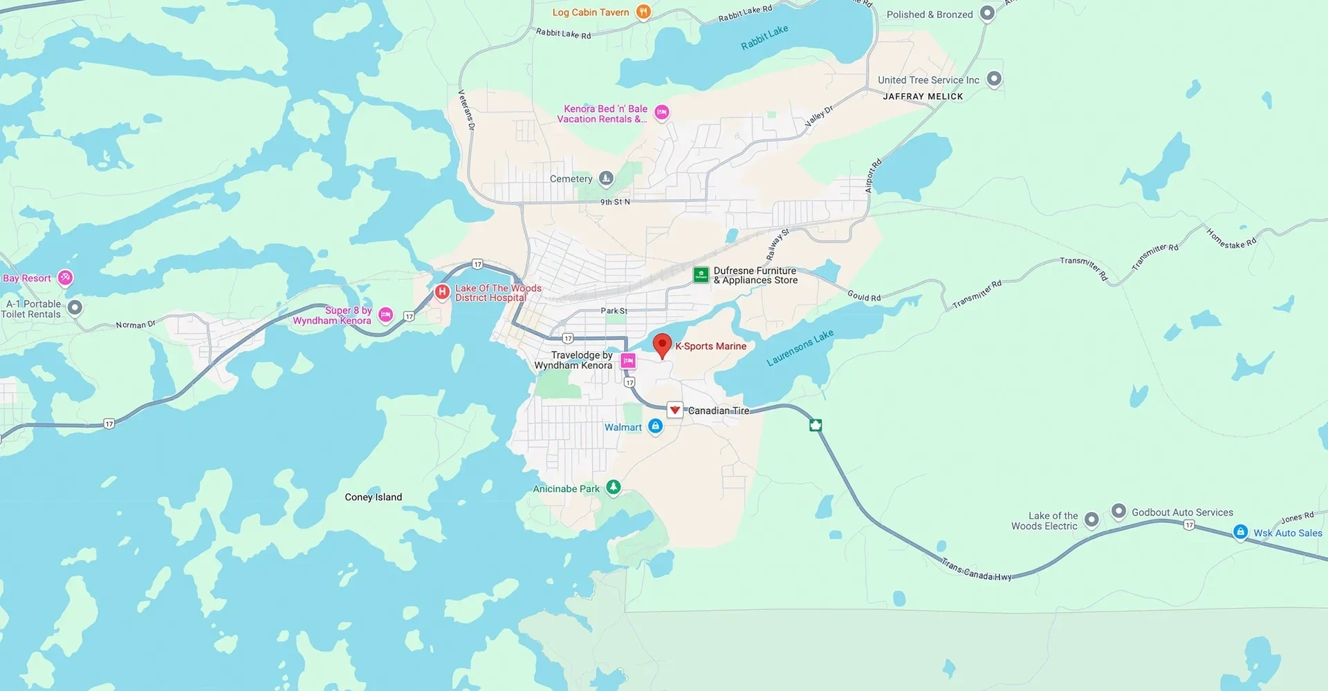 Kenora K Sports Marine Location En